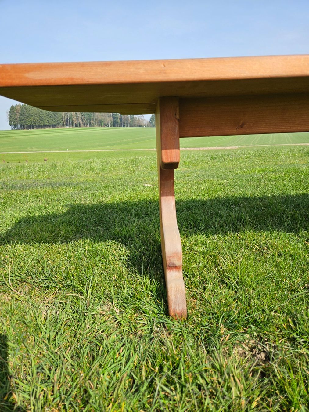 Panchine: Massives Holzbänkli – Usato da Wittenbach venduto da anzo4 5