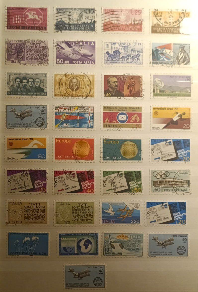 Alle Briefmarken: Lote sellos Italia – Gebraucht aus Stein am Rhein von tom_fq6v 2