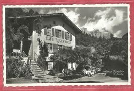 Leuk - Rumeling sur Loèche - Café Restaurant ca. 1945
