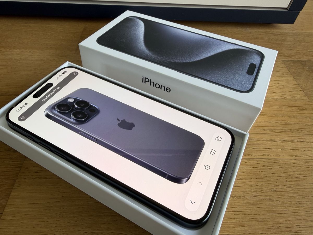 Apple Handys / Smartphones: iPhone 15 Pro Max Blue Titanium 256GB – Gebraucht aus Altendorf von wqv_97 4