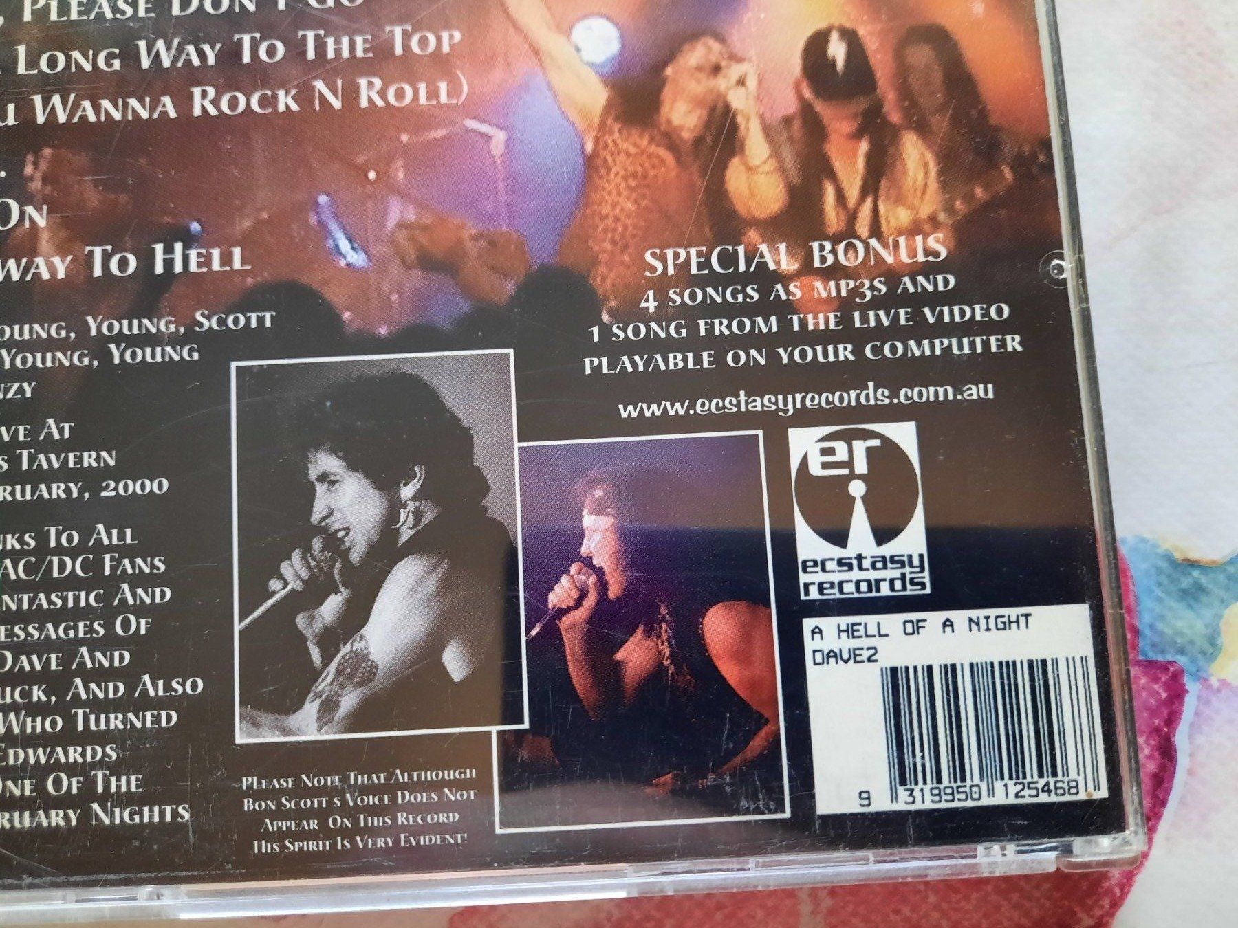 CDs: CD Dave Evans - a Hell of a night – D'occasion à Pully par bro_n52j 7