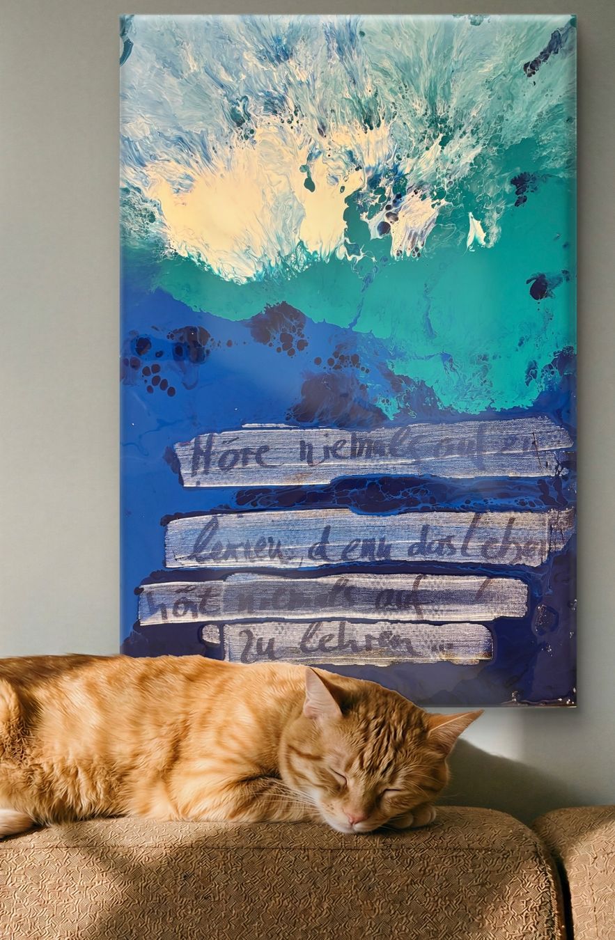 Foto & Immagini: Abstraktes Acryl Wandbild – Nuovo (secondo la descrizione) da Luzern venduto da edmundart 4