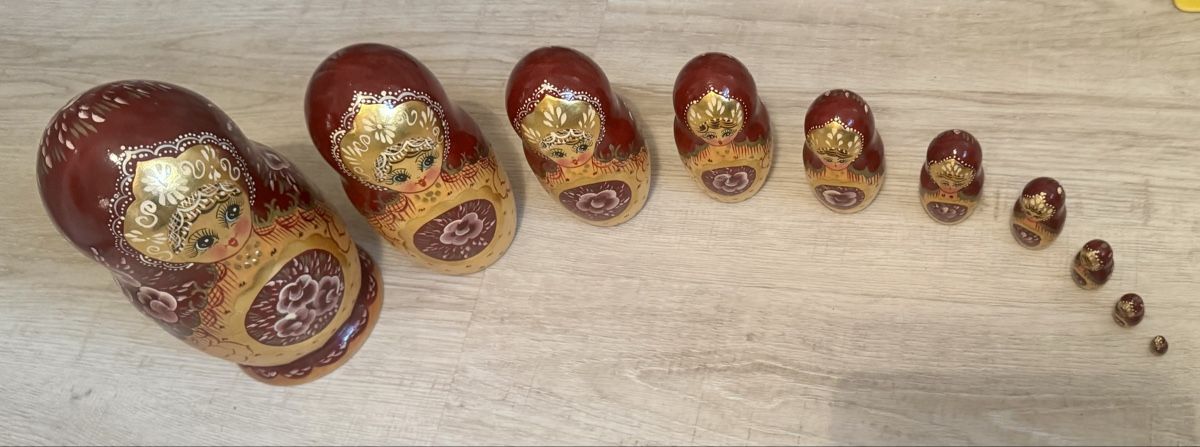 Alle Dekorationen: Matrjoschka 10-teilig – Gebraucht aus Olten von ebelin01 2