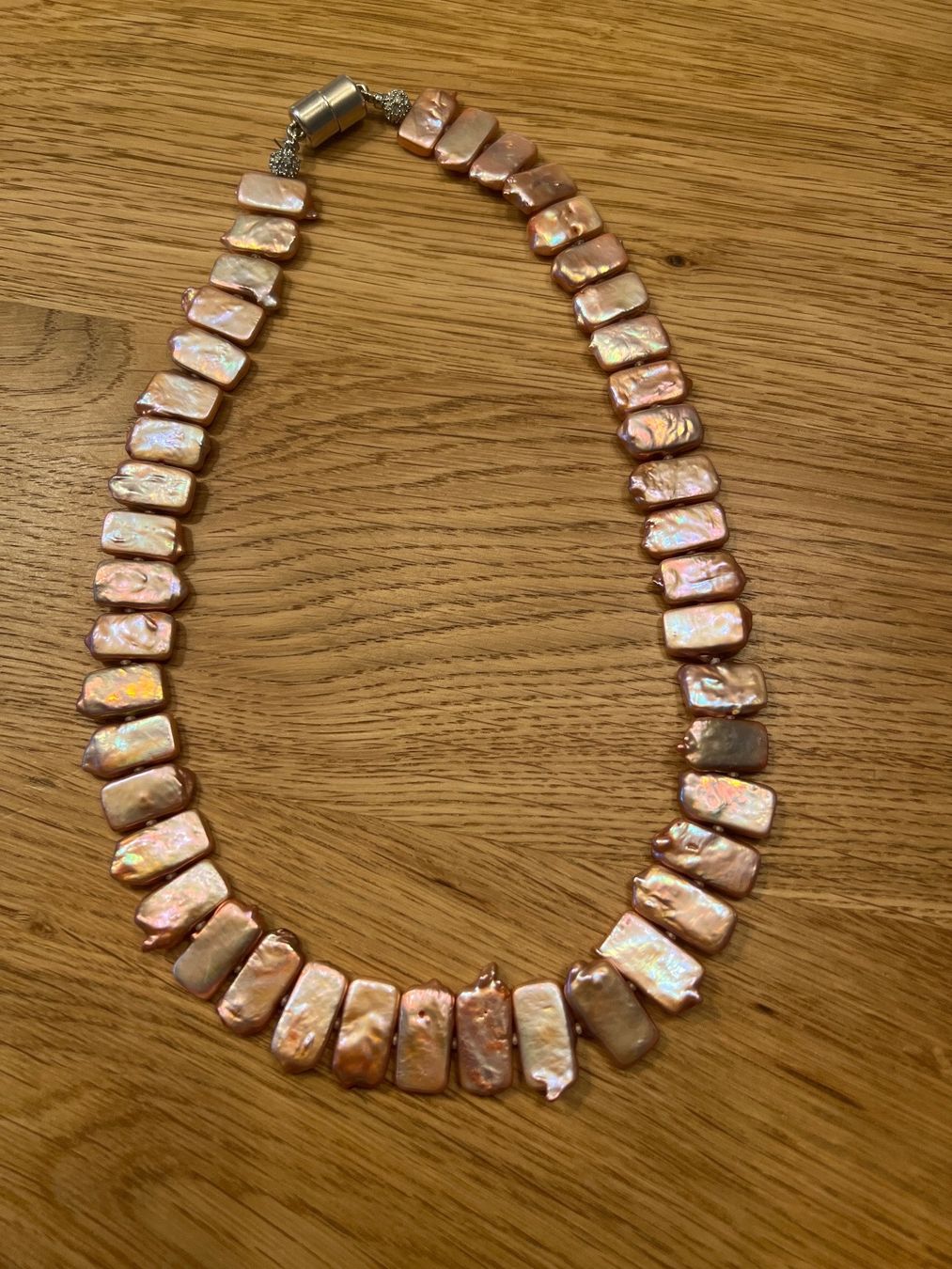 Catenine: Perlenkette rosa/regenbogen – Nuovo (secondo la descrizione) da Knonau venduto da Dodo137