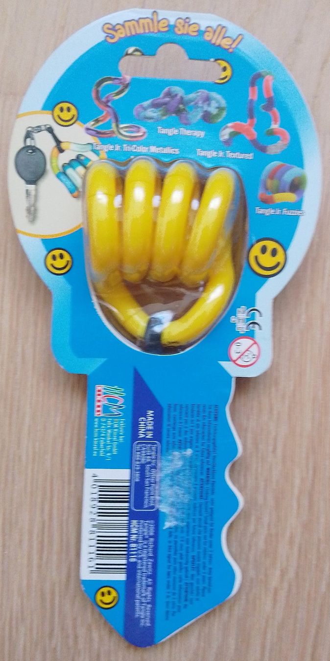 Giochi: Tangle® Jr. Classic original 1981 / 2013 mit Karabiner – Nuovo (secondo la descrizione) da Wohlen AG venduto da salamanderspielwaren 1