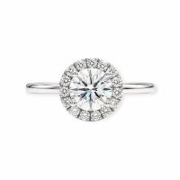 💎💥Solitär Diamant lab 1.22tcw💍D VS1, 14K W-Gold Ring