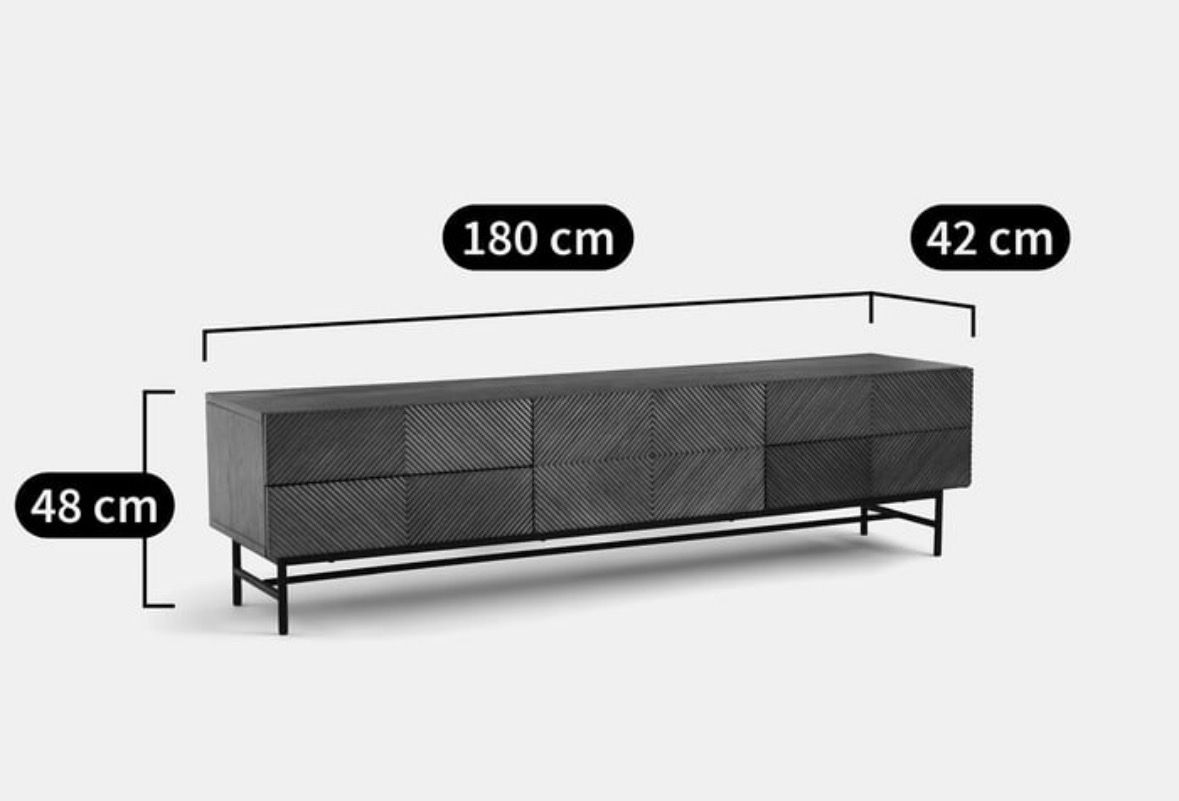 La Redoute Mobili TV: La Redoute JEREM TV Möbel / Kommode – Nuovo (secondo la descrizione) da Zürich venduto da di_archive 3