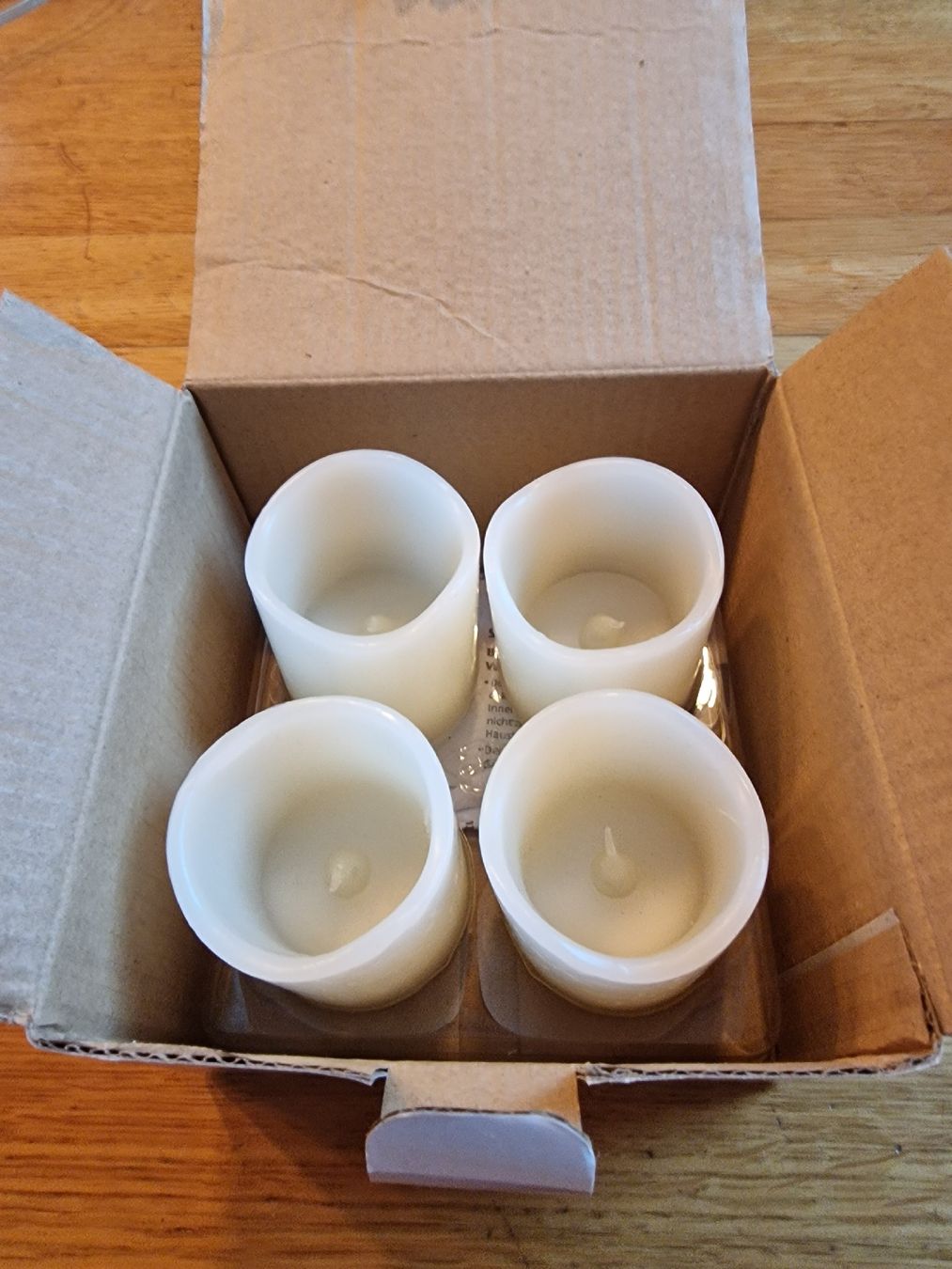 Candele: LED Echtwachskerzen 4er Set mit Timer warmweiss im Karton – Usato da Thal venduto da Ben-706 2