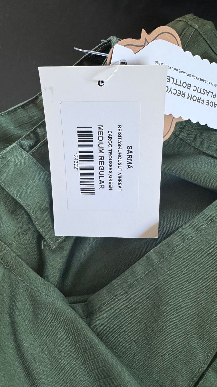 Pantaloni: Särmä Cargo Pants Green – Usato da Brügg BE venduto da ASG85 2