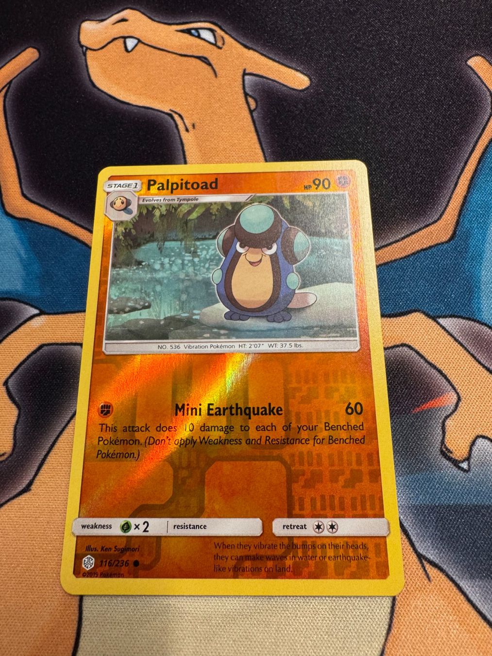 Pokémon Sammelbilder & Trading cards: Palpitoad (CEC 116) - Reverse Holo - Cosmic Eclipse – Neu (gemäss Beschreibung) aus Bülach von Pfrenzel