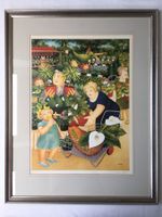 Beryl Cook (1991) Vintage Lithographie  Garten Centre