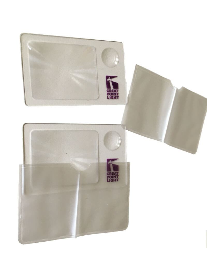 Sonstiges zu Optik: Brieftaschen-Lupe im 2er-Set – Neu und originalverpackt aus Giubiasco von softmail 1