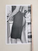 Photographie femme tablier cuisine noir taille unique