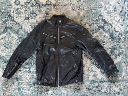 G-Star Raw Lederjacke Herren Grösse L - Top Zustand!
