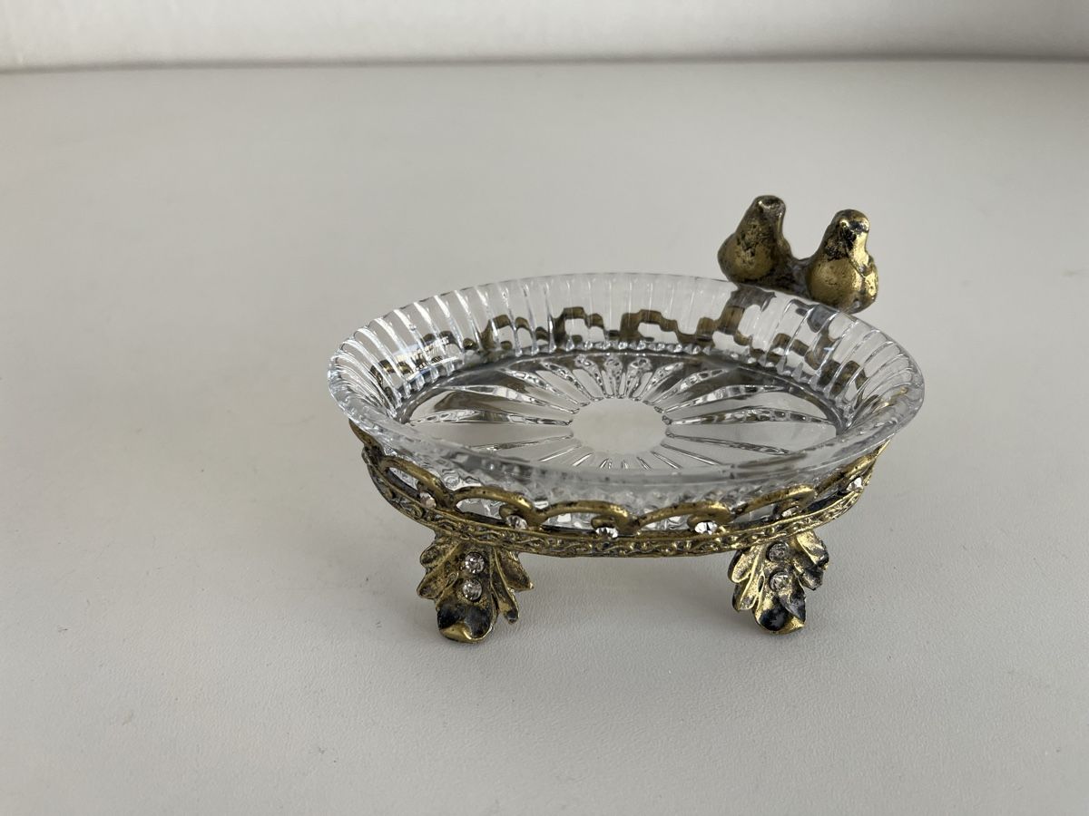 Tutte le decorazioni: Glas-Schälchen mit Metallrahmen – Usato da Wetzikon ZH venduto da seli03 1