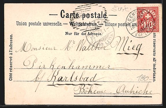 Cartoline postali: AK Genève, Le Kursaal, 1902 – Usato da Berlin venduto da bartko-reher 1