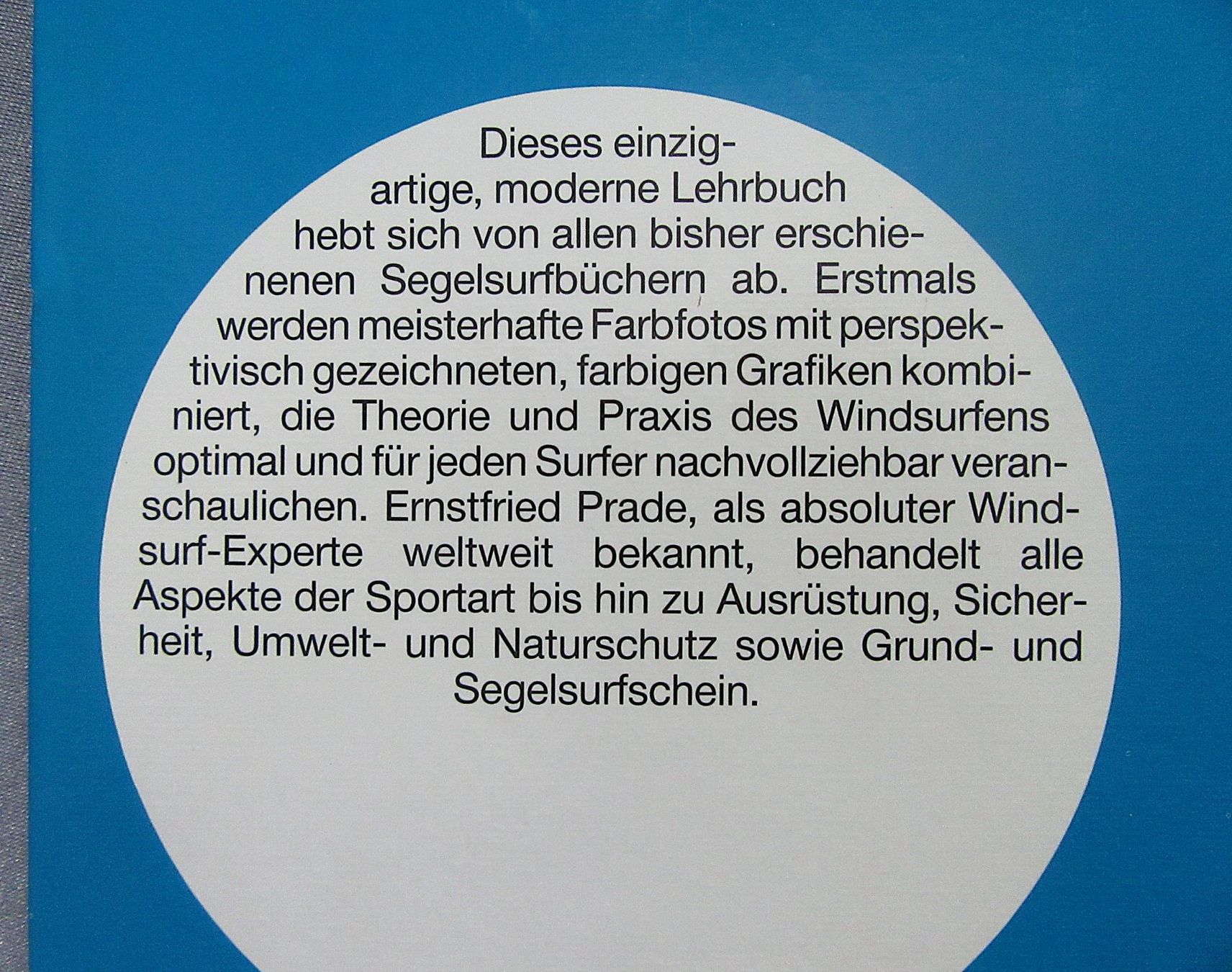 Libri: Windsurfen lernen - Ausrüstung, Technik , Theorie – Usato da Auenstein venduto da Padabimbim 1