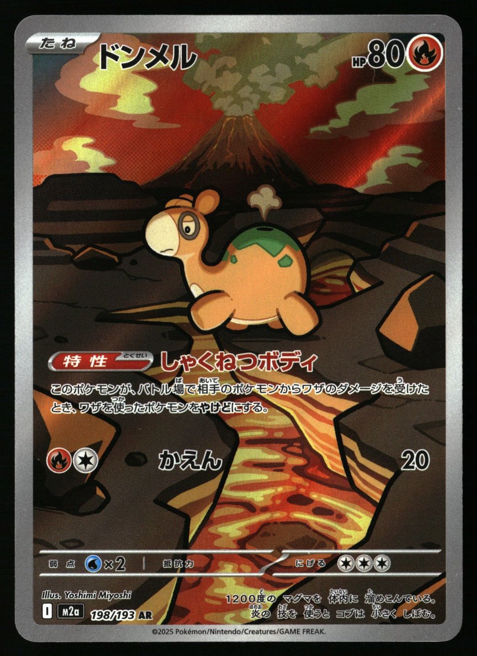 Pokémon Carte collezionabili: Numel #198 Pokemon Japanese Mega Dream Ex m2a – Usato da Feuerthalen venduto da Plazatoys