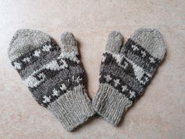 Fausthandschuhe Wolle / Made in Nepal / Neu