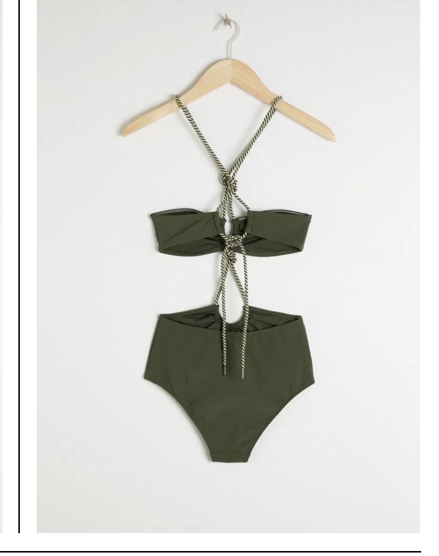 Other Stories Costumi da bagno & Bikini: & OTHER STORIES Open Twisted Rope Swimsuit – Usato da Kilchberg ZH venduto da ngt_hnw9 2