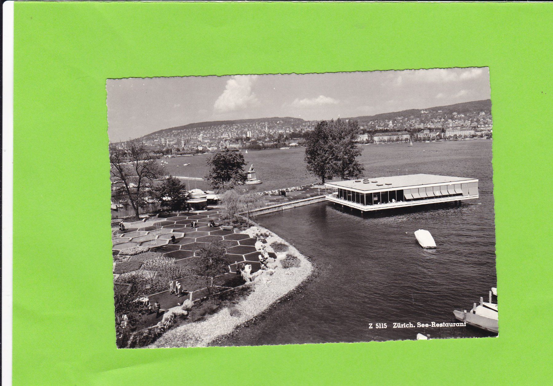 Cartoline postali: Zürich. See-Restaurant – Usato da St. Peterzell venduto da neckertal