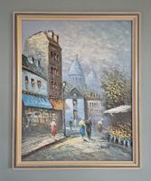 tableau Paris Signé Burnett Montmartre 