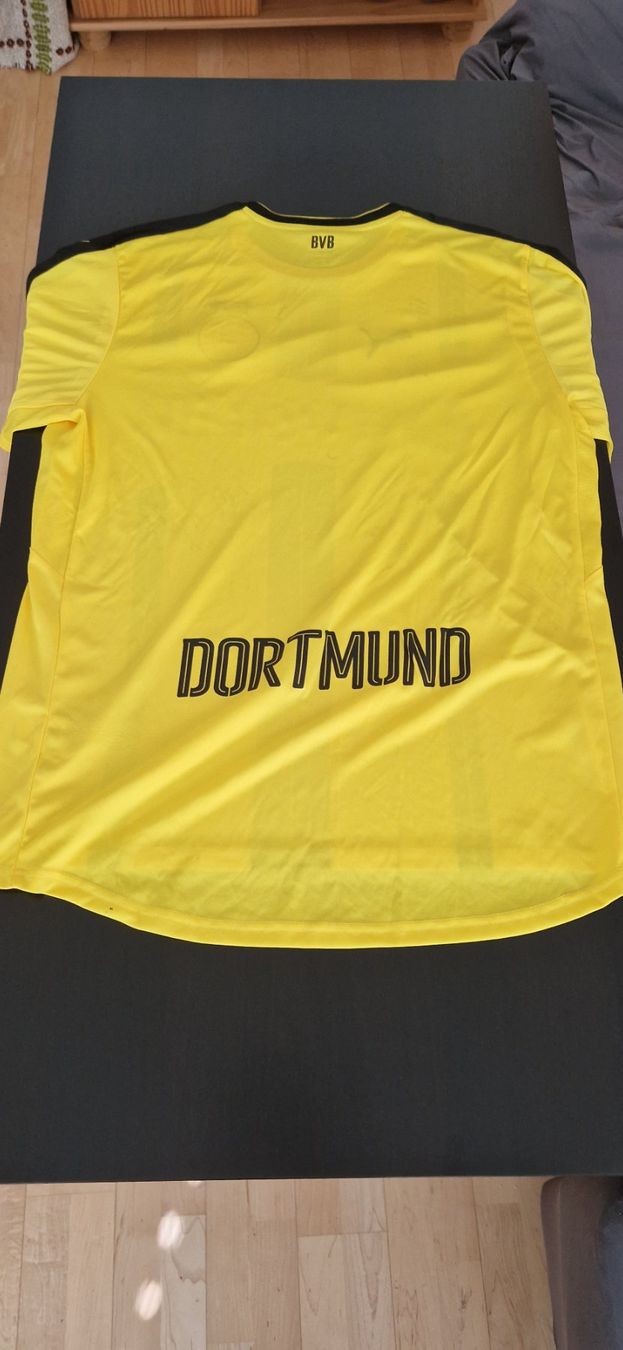 BVB Canottiere & Pantaloni: Original BVB Trikot mit Unterschriften – Nuovo (secondo la descrizione) da Berneck venduto da bra_66zr 1