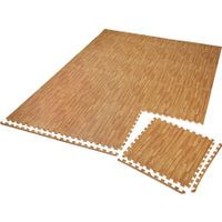 2x 12 Set Schutzmattenset holzdekor