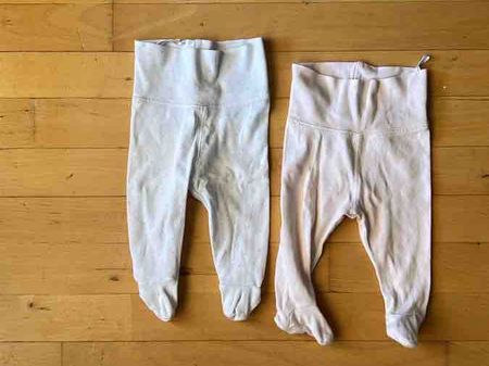 2 Strampler Hose Baby Grösse 56 für Baby Mädchen