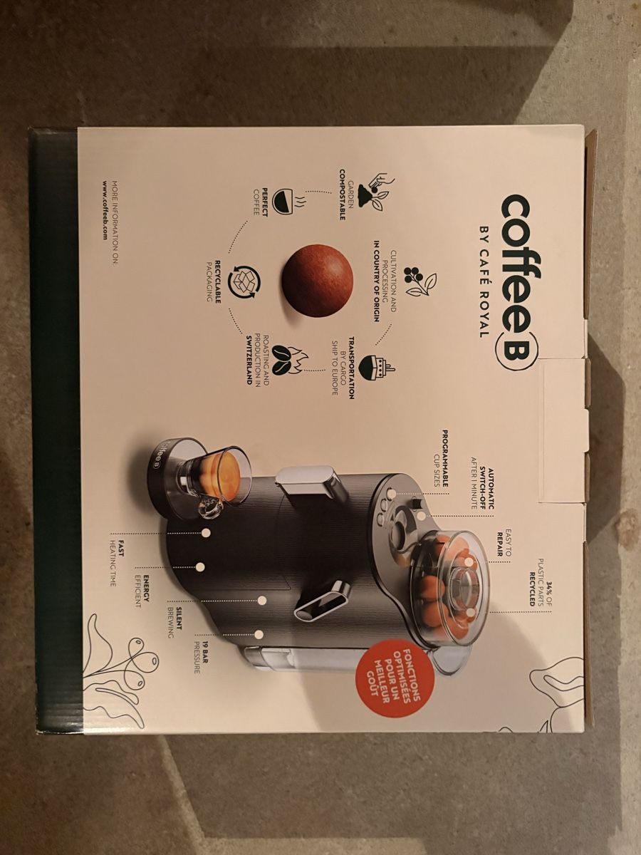 Coffee B Macchine per caffè & Macchine per espresso: CoffeeB Globe coffee machine black new – Nuovo (secondo la descrizione) da Fislisbach venduto da bat_8xdf 3