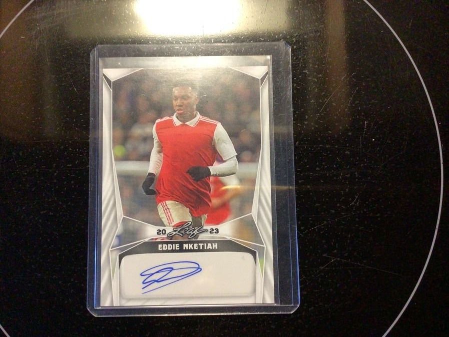 Carte collezionabili: Eddie Nketiah Autogramm Leaf soccer Card – Nuovo (secondo la descrizione) da Naters venduto da sch_9fvg