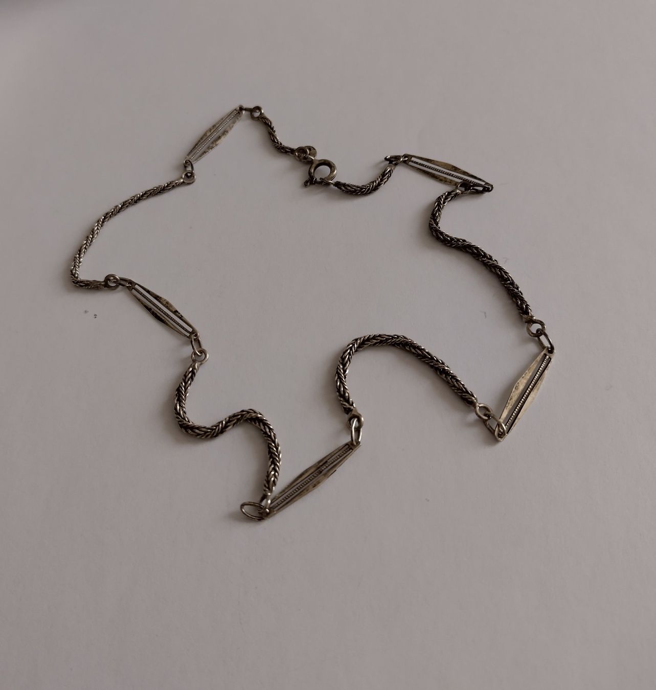 Catenine: VINTAGE HALSKETTE KETTE SILBER 925 – Usato da Romanshorn venduto da Glitzer-Paradies 4