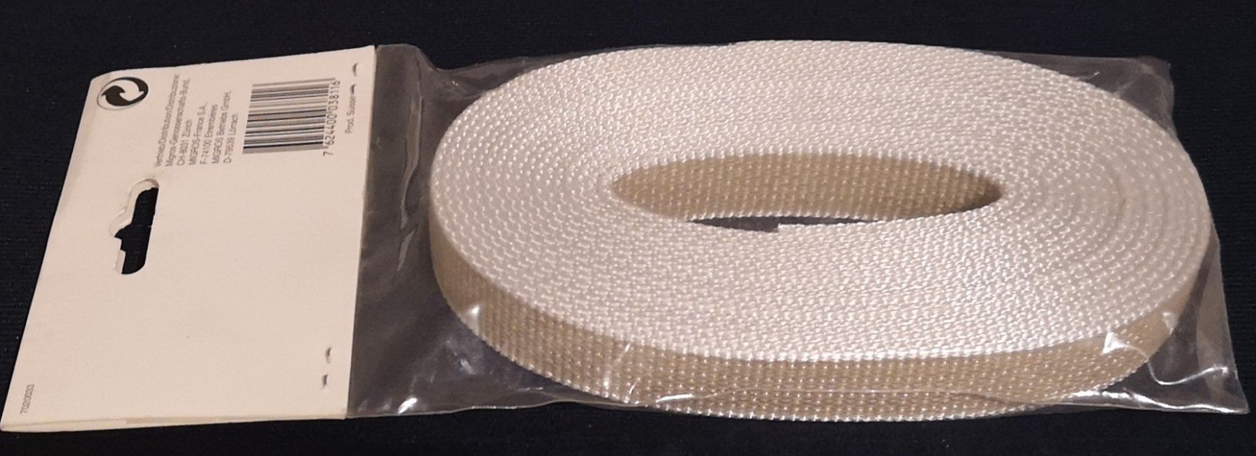 Nastri decorativi: Rolladengurt, Storengurt 5 m x 20 mm, fairer Versand – Nuovo e nell'imballaggio originale da Zürich venduto da Tanteemma369 6