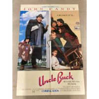 Original Uncle Buck Filmplakat, John Candy, 1989!
