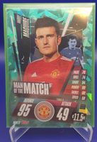Carte de foot Match Attax - Harry Maguire - Edition Rare