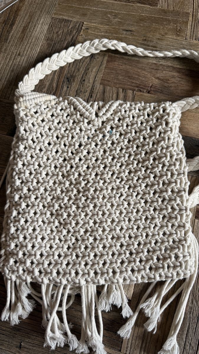 Borse da donna: Handgemachte Makramee Tasche "Aegean Boutique" – Nuovo (secondo la descrizione) da Oberrüti venduto da Shira69 2