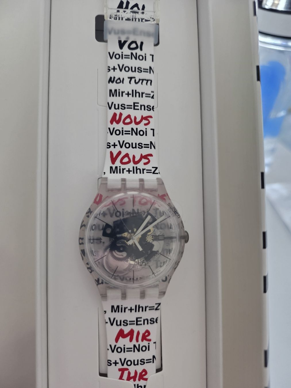 Swatch Orologi: Swatch Uhr VOI+VOUS mit Box NEU  – Nuovo e nell'imballaggio originale da Dättwil AG venduto da Globetrotter2000