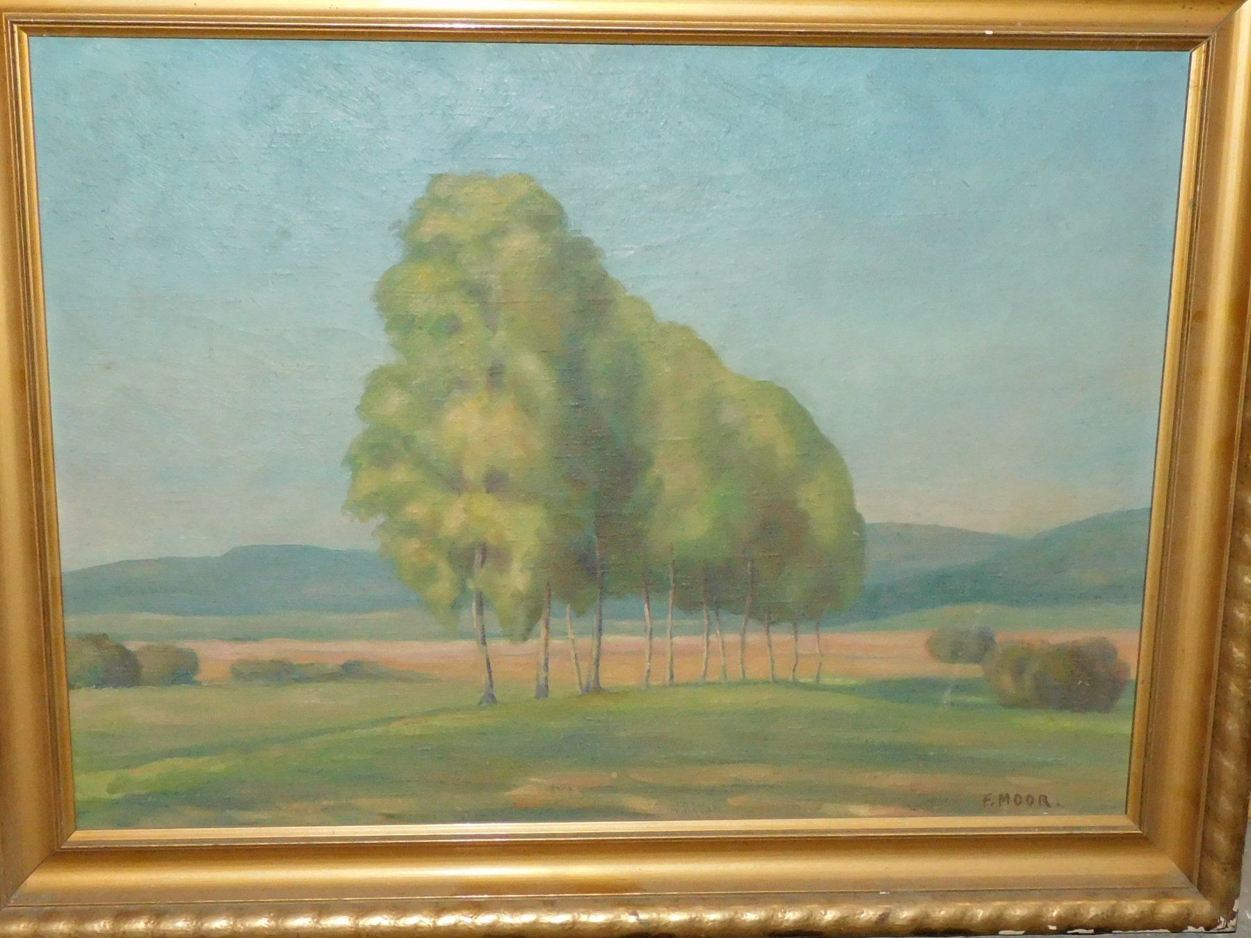 Dipinti: Kunst Gemälde gr Landschafts Gemälde - Leben - Ölgemälde sig – Usato da Sursee venduto da 76 4