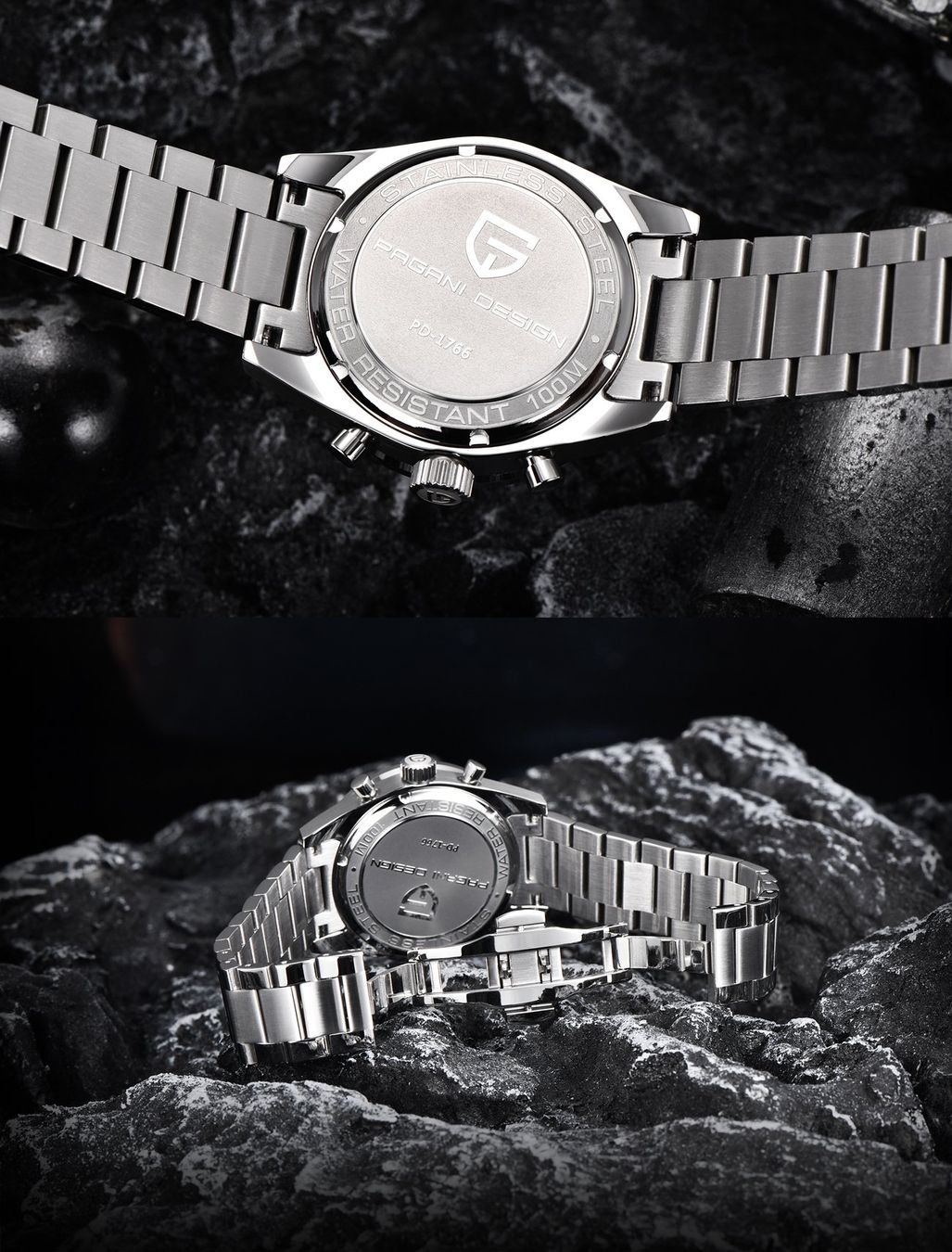 Pagani Design Orologi: Pagani Design Chronograph  Yachtmaster – Nuovo e nell'imballaggio originale da Suhr venduto da sjay.Cv 3