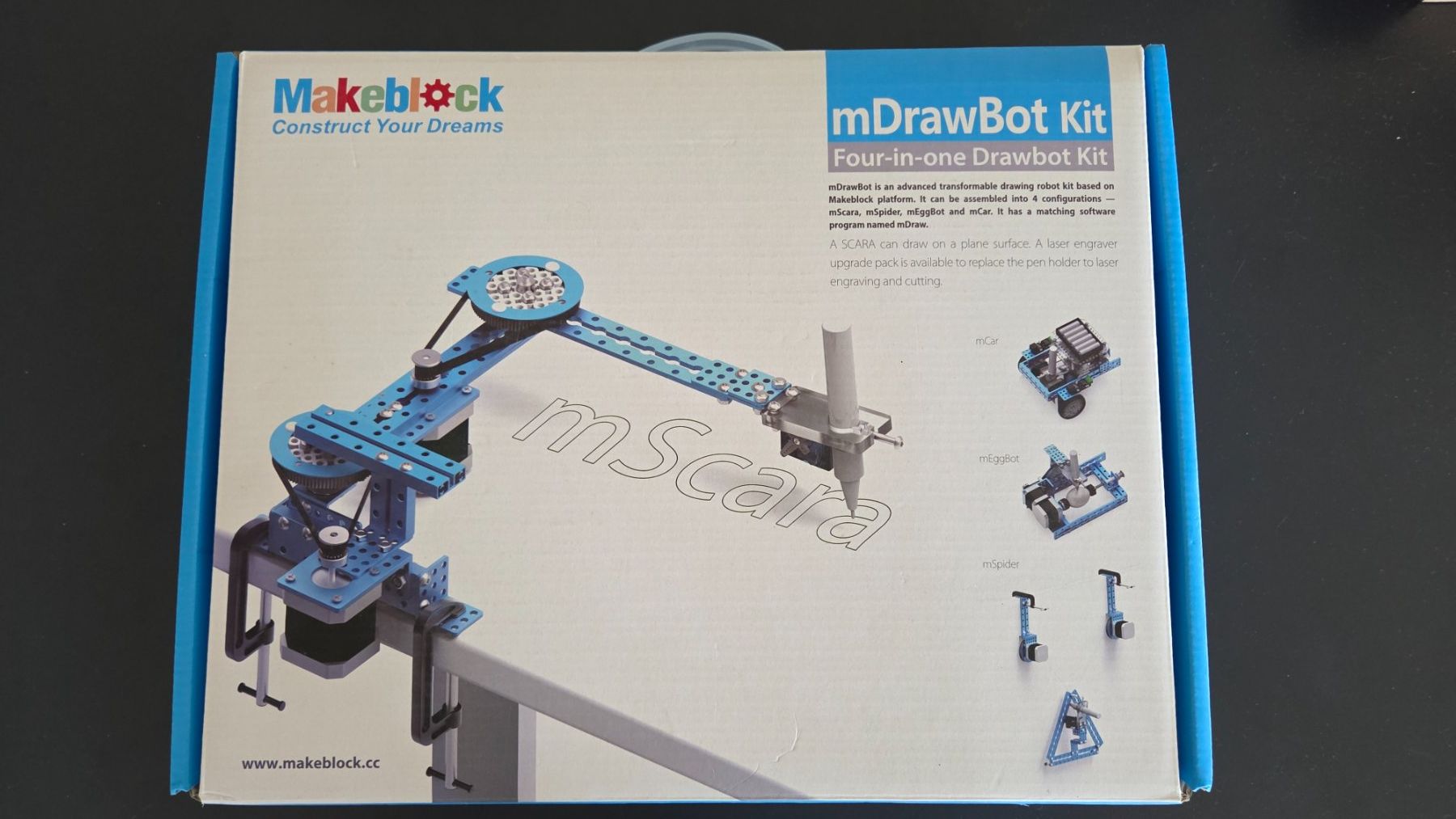 Kit di costruzioni: Makeblock mDrawBot Kit | 4-in-1 Zeichen-Roboter Bausatz – Usato da Zürich venduto da pixelixi