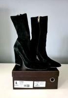 Bottines p38, cuir suede souple