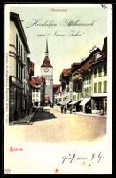 AK Aarau, Obervorstadt, Glückwunsch zum Neuen Jahre