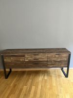 Sideboard mit Metallfüsse 3 Schubladen 2 Türen