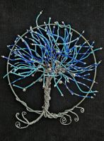 Fenster-Wand-Bild Baum des Lebens Hand Made Glücksbaum
