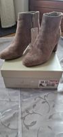 Stiefeletten Gr. 38 Taupe