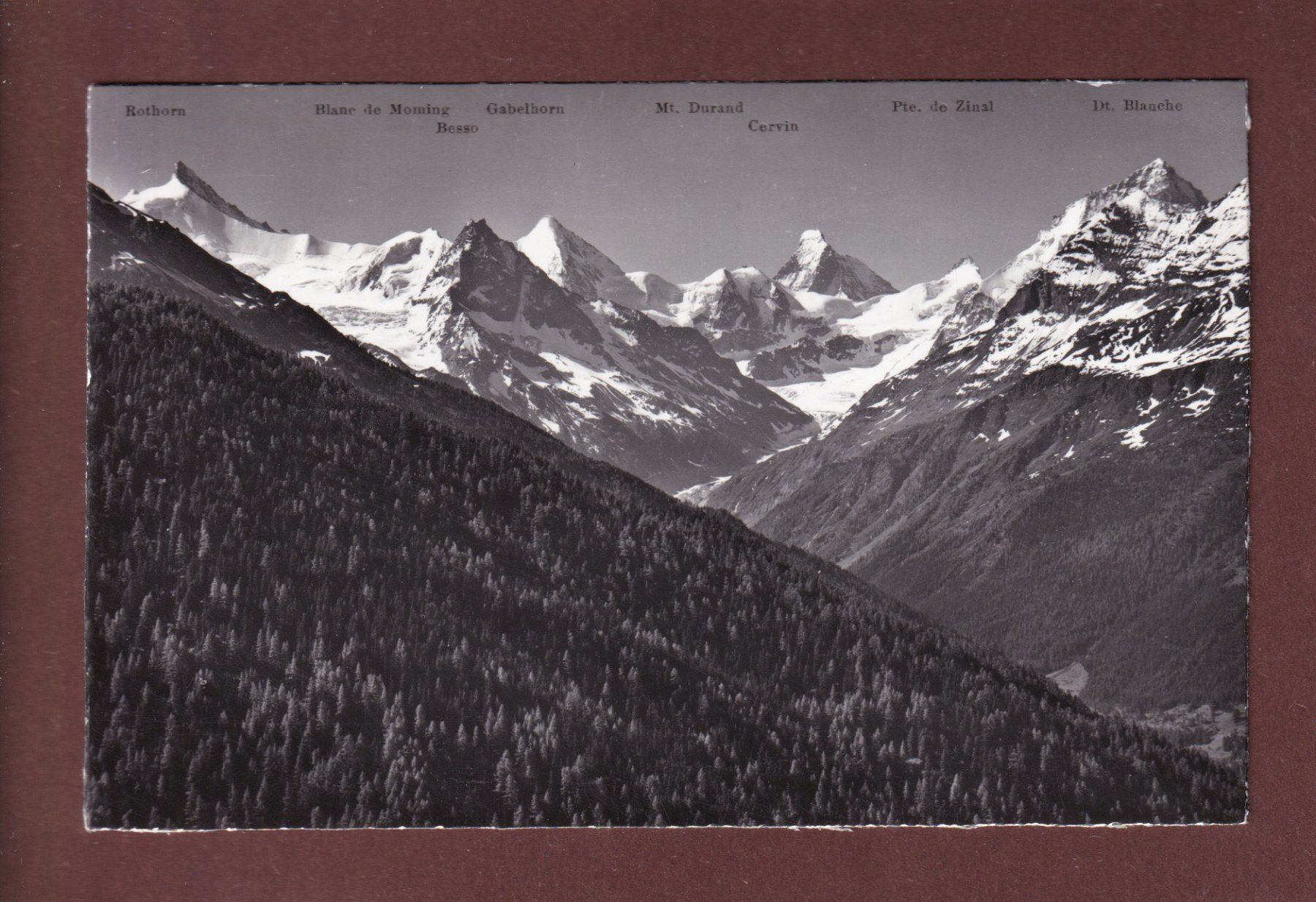 Cartoline postali: La Belle forêt de CHANDOLIN – Usato da Pully venduto da nicecards-shop