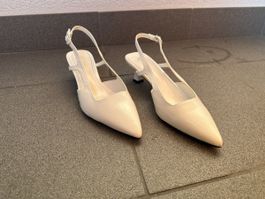 Raid Damenschuhe Slingpumps Weiss Grösse 38 neuwertig