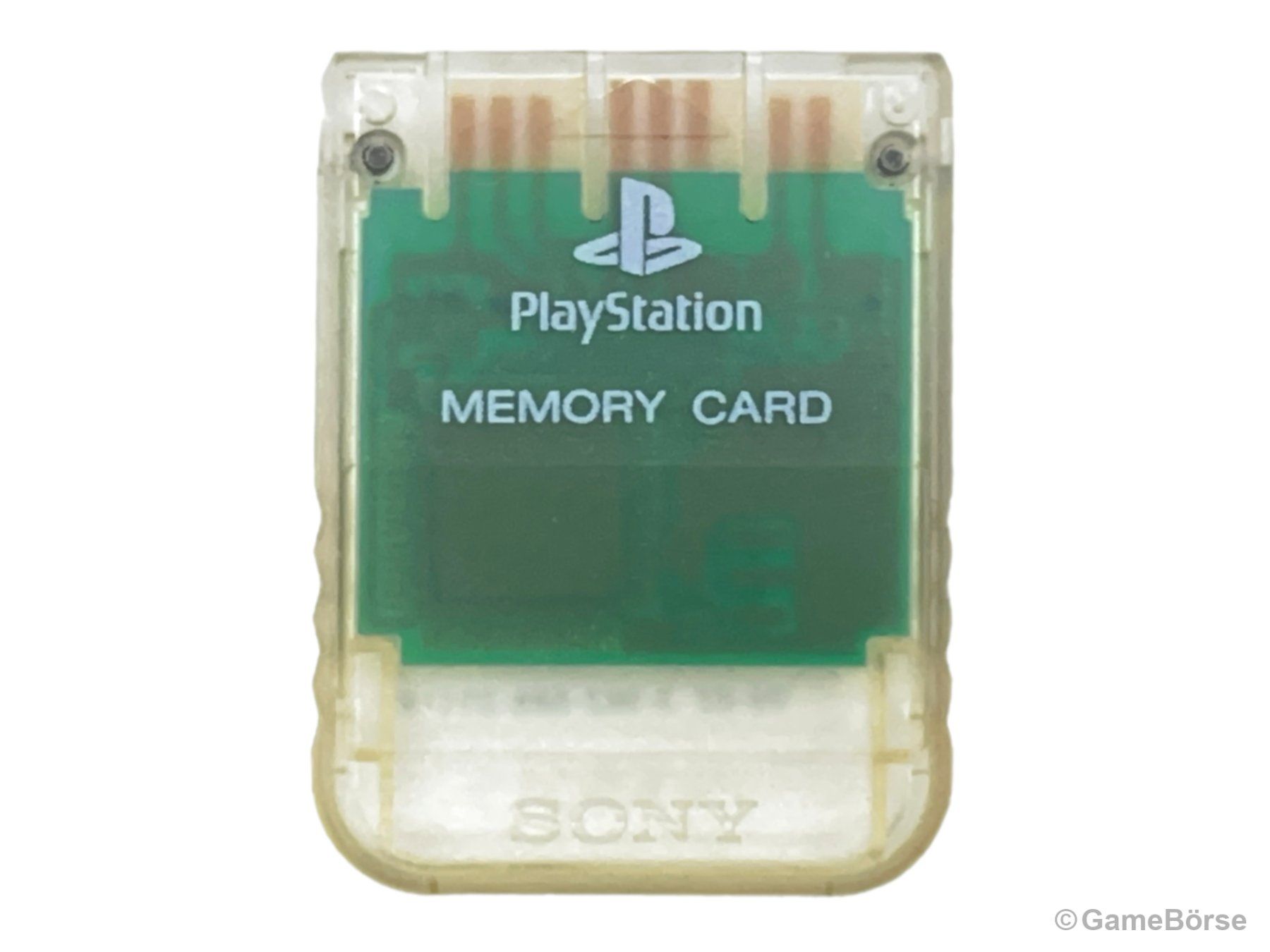 Sony Memory unit & Memory card: PS1 Memory Card 1MB Transparent – Usato da Stettfurt venduto da GameBoerse