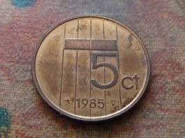 PAYS-BAS  Nederland  5  Cents  1985