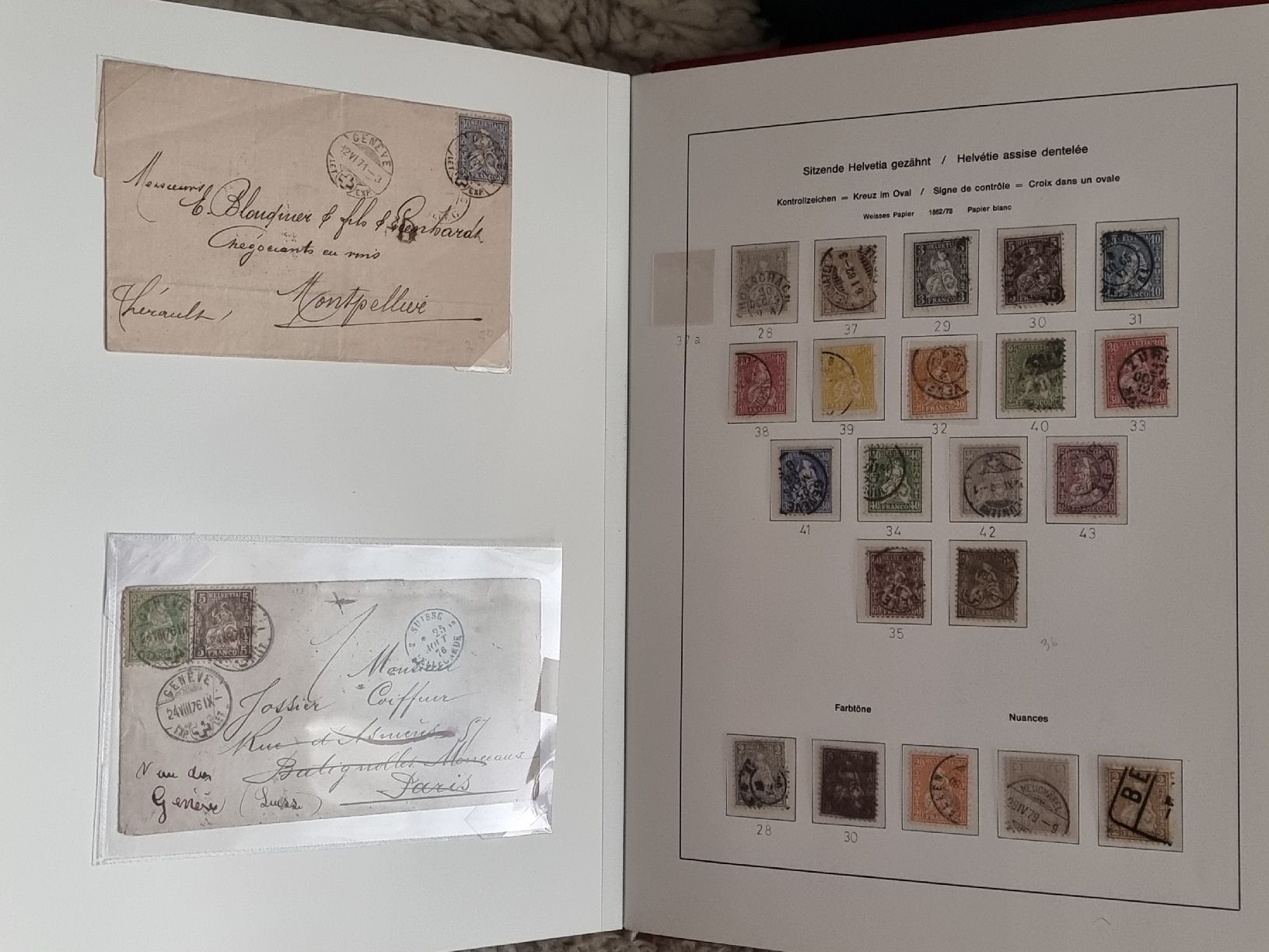Biella Albums: Briefmarken Sammlung Schweiz – D'occasion à Winikon par raynick 2
